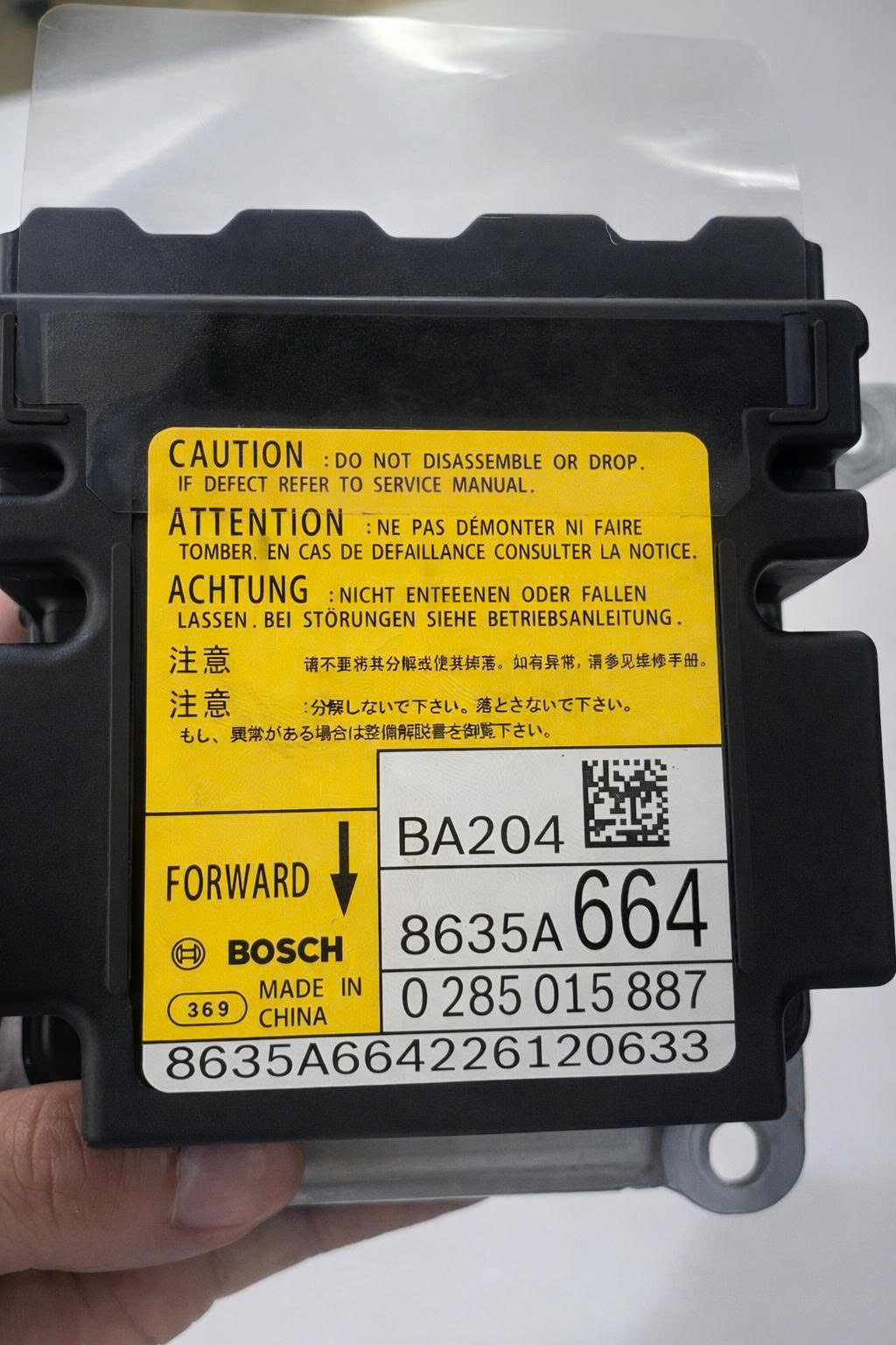 Hộp điều khiển túi khí Xe Mitsubishi Xpander 2022-2026, Xpander Cross Hộp SRS Xpander 8635A664 8635A705 8635A430 8635a668