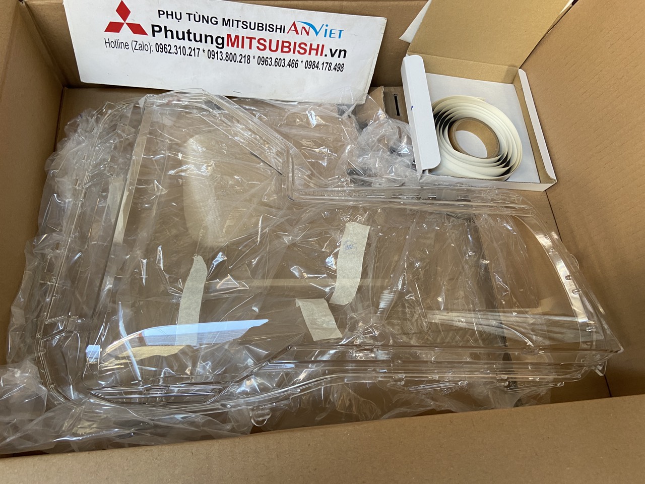 Mặt Kính, Mặt Nhựa Đèn Pha xe Mitsubishi Xpander và Xpander Cross 2022-2026
