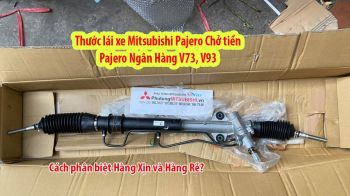 Thước lái xe mitsubishi Pajero ngân hàng V93 chở tiền