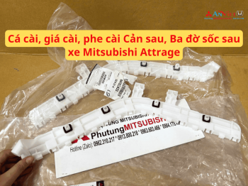 Cá cài, giá cài, phe cài Cản sau, Ba đờ sốc sau xe Mitsubishi Attrage