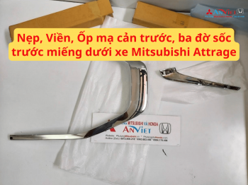 Nẹp, Viền, Ốp mạ cản trước, ba đờ sốc trước miếng dưới xe Mitsubishi Attrage