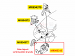 Chân hộp số xe Mitsubishi Grandis