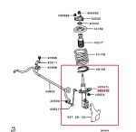 Giảm xóc trước xe Mitsubishi Lancer Fortis, Giảm xóc trước xe Mitsubishi Lancer IO 1.8 và 2.0 , Phuộc nhún Lancer bên trái và phải Lh Rh 4060A307 4060a308 4060A205 4060A206
