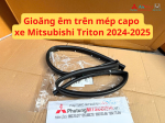 Gioăng êm trên mép capo xe Mitsubishi Triton 2024-2025