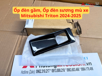 Ốp đèn gầm, Ốp đèn sương mù xe Mitsubishi Triton 2024-2025