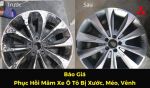 Phục Hồi Mâm Xe Ô Tô (Lazang) Bị Xước, Méo, Vênh: Báo Giá