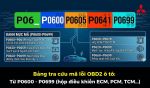 Bảng tra cứu mã lỗi OBD2 ô tô: Từ P0600 đến P0699 chi tiết