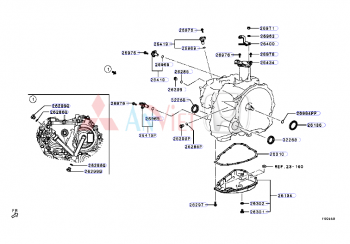 Phớt láp hộp số tự động Mitsubishi Attrage
