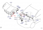 Bản lề capo xe Mitsubishi Attrage