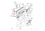 Tay mở cửa trong xe Mitsubishi Attrage
