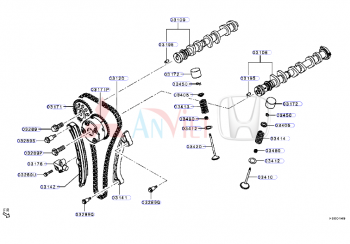 Búa tăng cam xe Mitsubishi Attrage