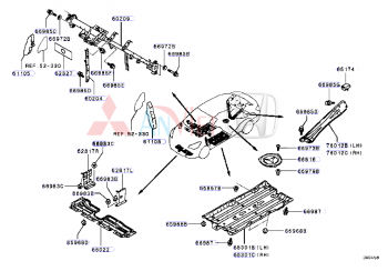 Xương đỡ táp lô xe Mitsubishi Attrage