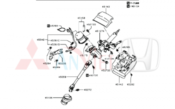 Dây điện lắp mô tơ trợ lực lái xe Mitsubishi Destinator DST 4401A375