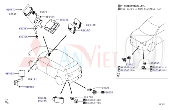 Hộp điều khiển điện cửa hậu, cốp sau Mitsubishi Destinator DST 284Z1C002P