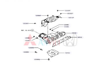 Gioăng cổ xả xe Mitsubishi Xpander