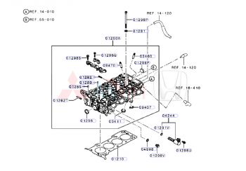 Ốc mặt máy xe Mitsubishi Xpander