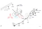 Tay giật nắp bình xăng xe Mitsubishi Xpander