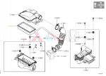 Cổ hút gió mềm xe Mitsubishi Xpander