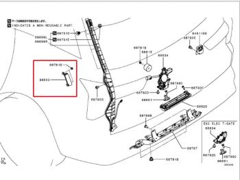 Hộp điều khiển cửa Mitsubishi DESTINATOR 2025- 2026 , hộp điều khiển đóng mở cửa hậu cốp DESTINATOR DST 5813A306