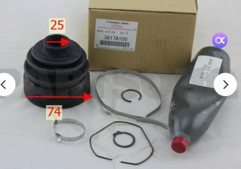 Cao su chụp bụi láp trước xe Mitsubishi Outlander 3817A100