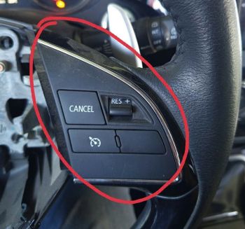 Công tắc điều khiển Cruise Control vô lăng Mitsubishi Outlander, Xpander hàng bãi