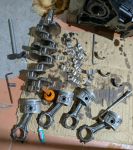 Bộ piston xéc măng và tay biên máy động cơ 2.5 4d56u Xe Mitsubishi Triton 2008-2019 Xe Mitsubishi Pajero Sport 2010-2018 1110C313 1110C316 1110A593 1110A594 1110A561 1110B977 1115A343 1115a035 