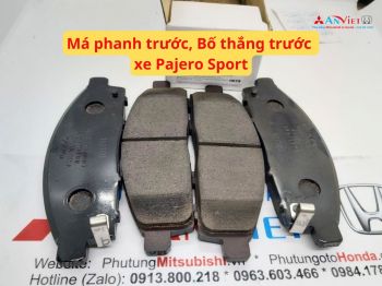 Má phanh trước, Bố thắng trước xe Pajero Sport