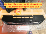 Ốp dưới Cản trước, Ba đờ sốc trước xe Mitsubishi Pajero Sport 2019-2025