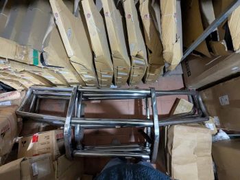 Bộ cản trước Inox Pajero v31 v32 v33 v43 v45 v73 v93  dài 2100 mm- cao 620 mm