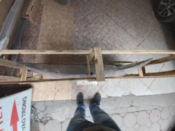 Kính cốp sau xe mitsubishi Outlander