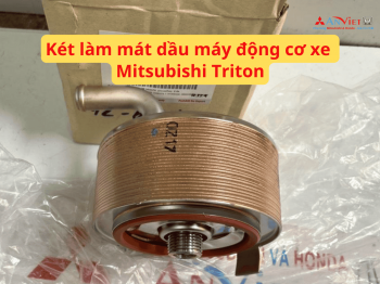 Két làm mát dầu máy động cơ xe Mitsubishi Triton