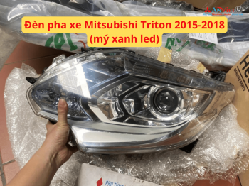 Đèn pha xe Mitsubishi TRITON 2016-2018 MÝ XANH