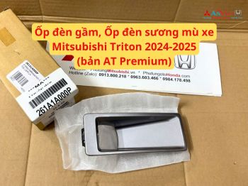 Ốp đèn gầm, Ốp đèn sương mù xe Mitsubishi Triton 2024-2025 bản Premium