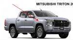 Tai xe tai vè má vè Mitsubishi Triton 2024 2025 2026 trái phải Lh Rh bản pre bản Athhlete và bản Glx