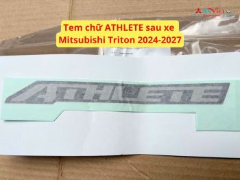 Tem chữ ATHLETE sau xe Mitsubishi Triton 2024-2027 79890A050P