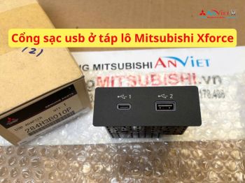 Cổng sạc usb ở táp lô Mitsubishi Xforce 284H3B010P