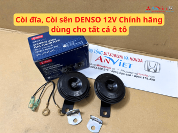 Còi đĩa, Còi sên DENSO 12V Chính Hãng - dùng cho tất cả ô tô