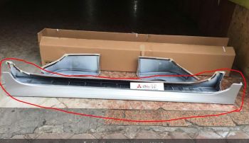 Ốp ba bô lê hông Mitsubishi Xpander 2018 2019 2020 2021, MZ336012 , ốp body hông xpander, ốp sườn xpander